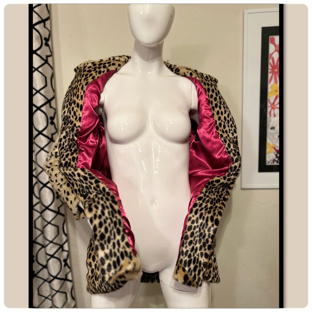 Guess leopard print coat - Picture 2 of 11